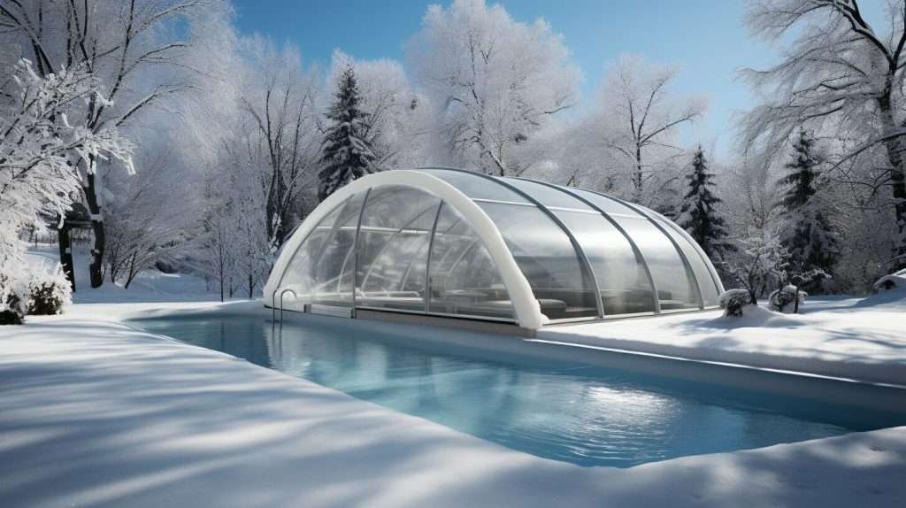 winter pool cover