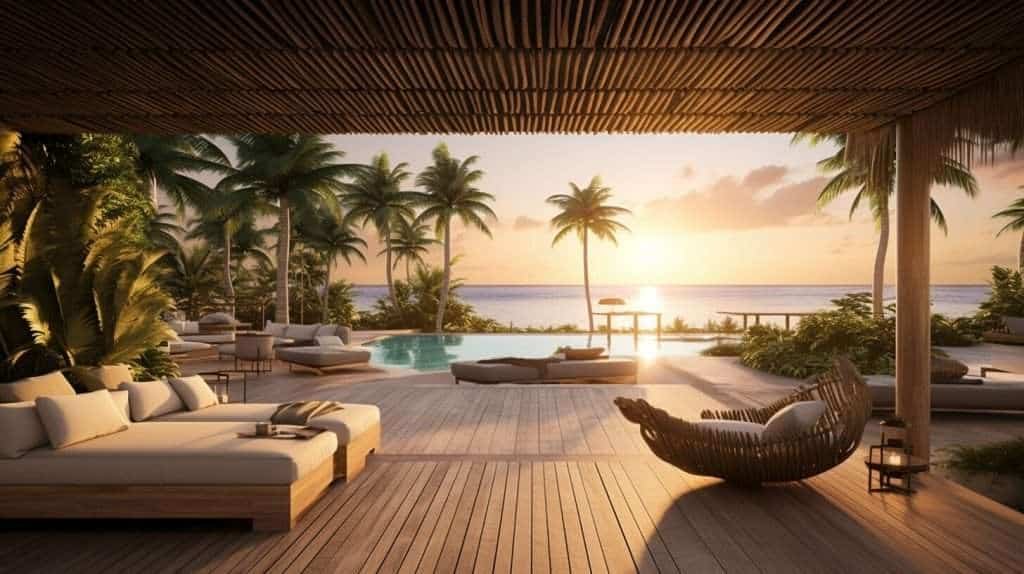 Beachside Bliss Covered Pool Deck