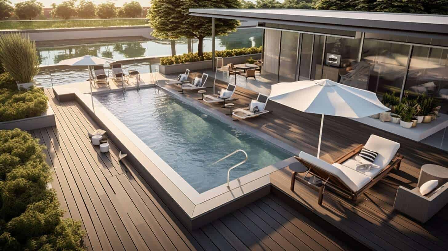 pool cover deck