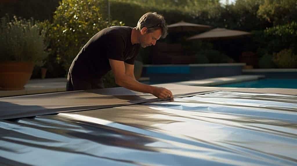 pool cover installation