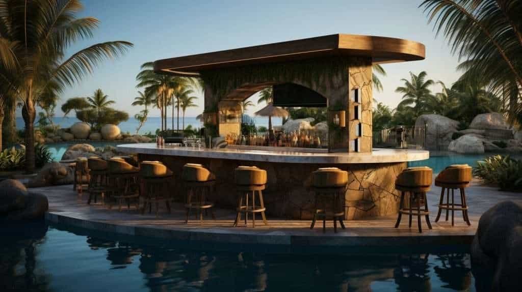 poolside bar