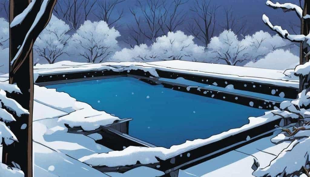 winter pool cover