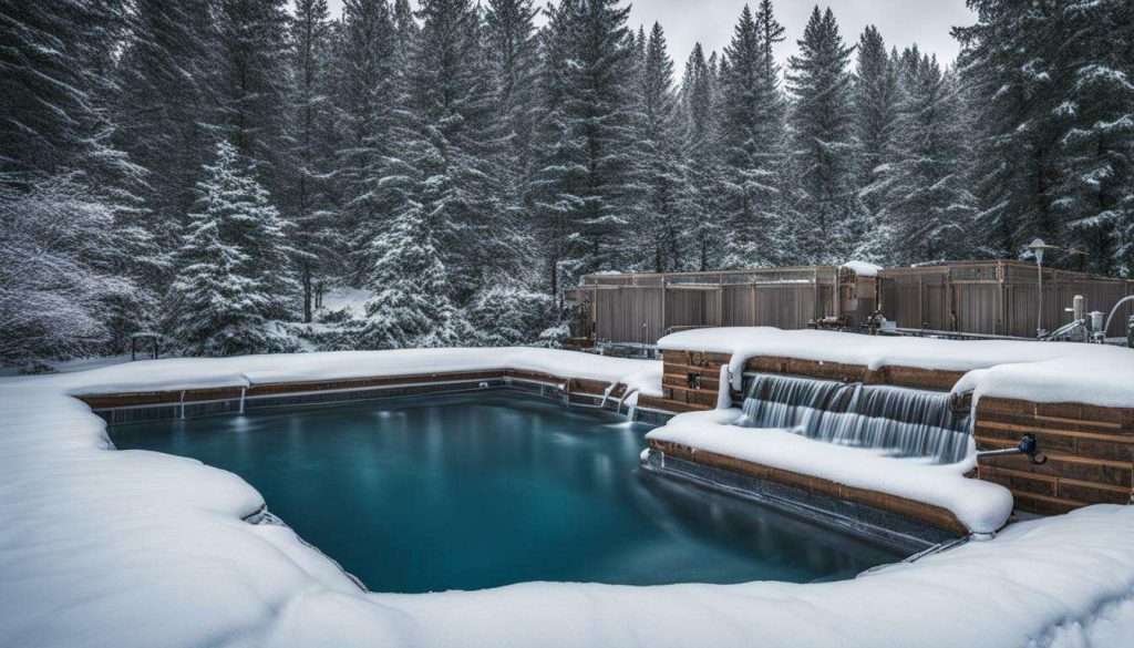 prevent frozen pool plumbing