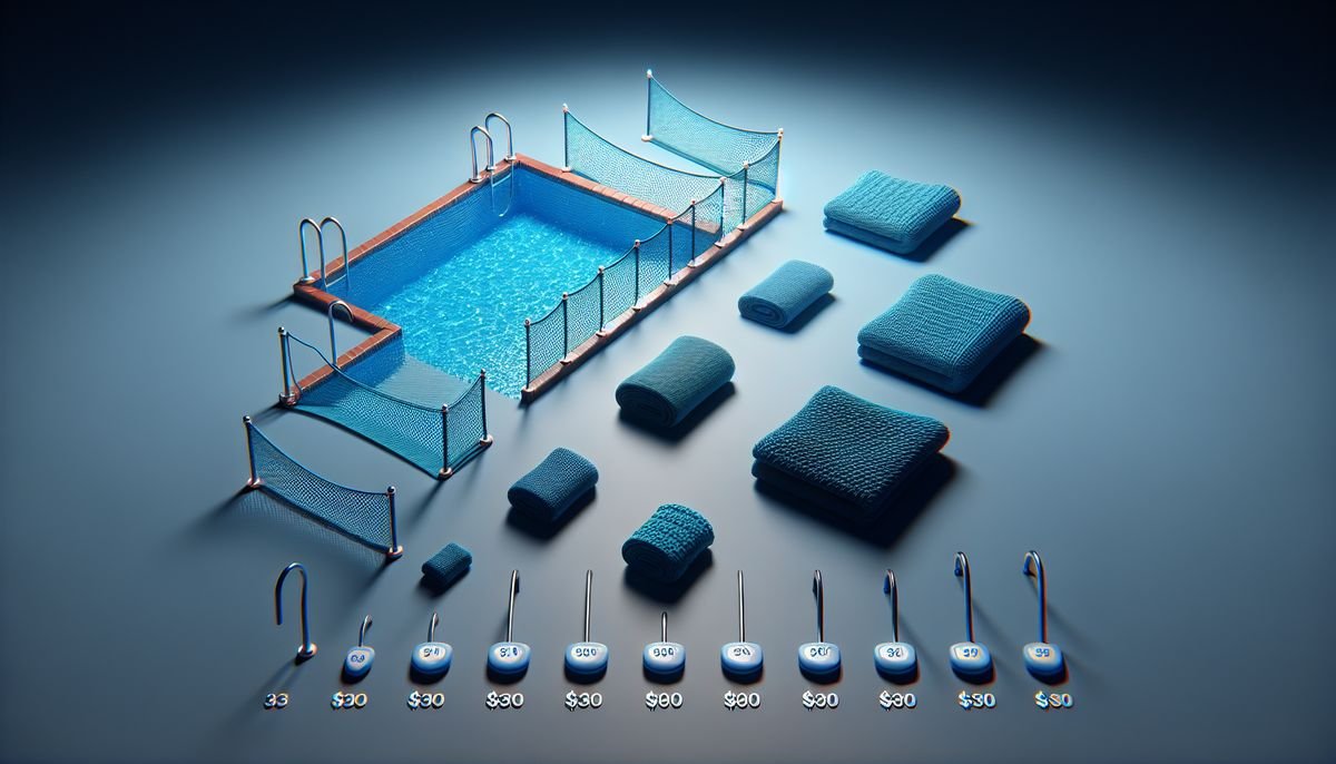 3d rendering of a swimming pool.