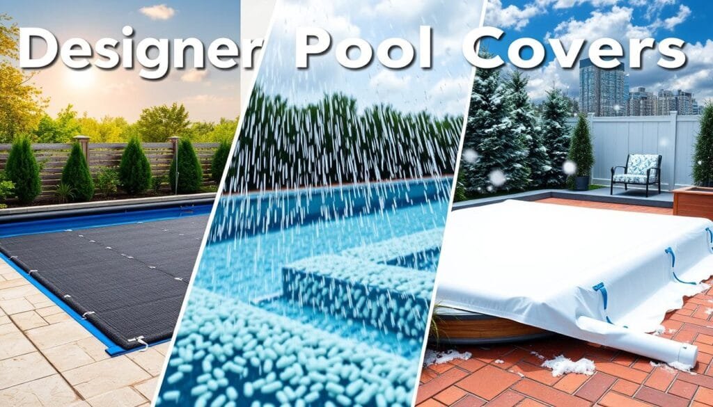 Pool cover material selection