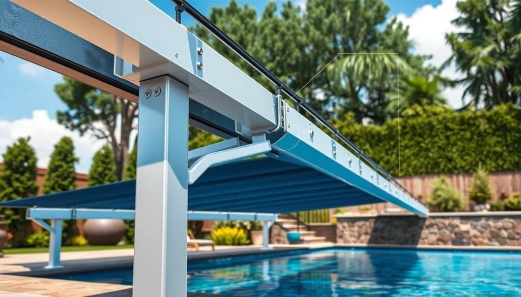 Pool cover structural support system